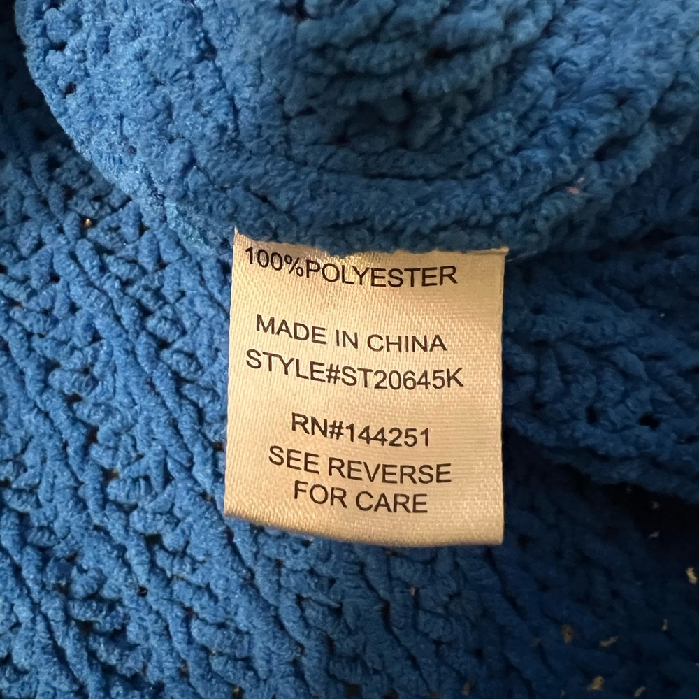 Super Soft Girls Blue Sweater - Picture 7 of 8